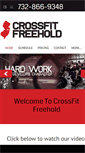 Mobile Screenshot of crossfitfreehold.com